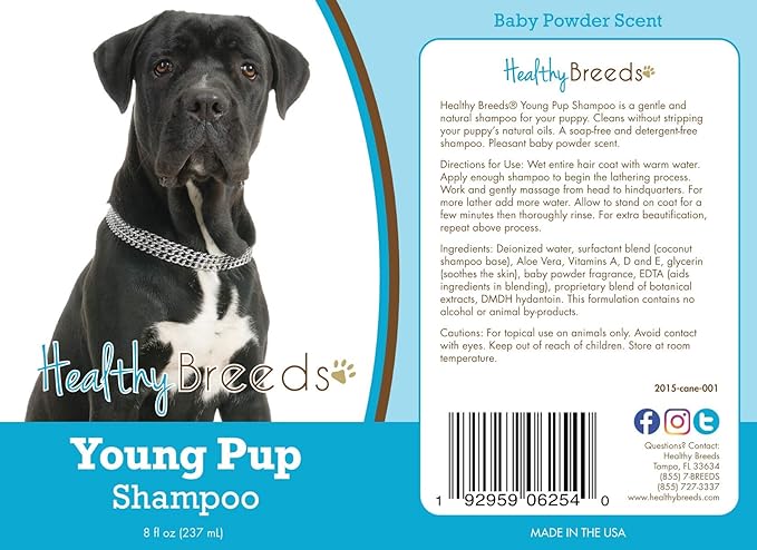 Healthy Breeds Cane Corso Young Pup Shampoo 8 oz