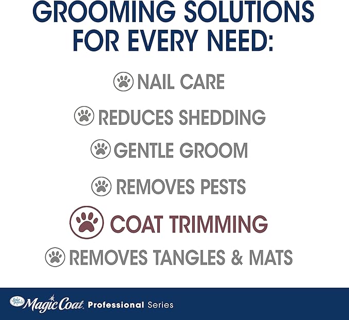 Four Paws Magic Coat Professional Series All-in-One Finishing Shears for Dogs, Dog Grooming Scissors, 1 Count