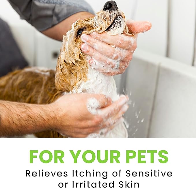 Dog Shampoo and Conditioner - Tearless Dog Shampoo for Cleansing, Grooming, and Conditioning Sensitive Skin - Moisturizing Shampoo for Dogs and Puppies - Fragrance-Free, 1 Gallon