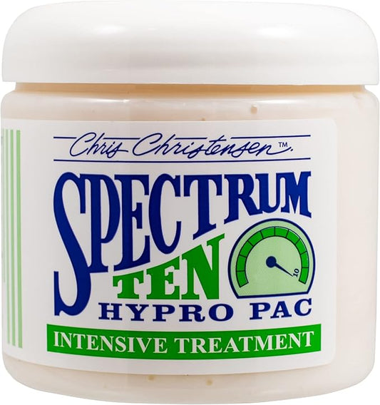 Chris Christensen Spectrum Ten Hydro Pac, Groom Like a Professional, Gentle Cleansing, 16 Oz. Jar