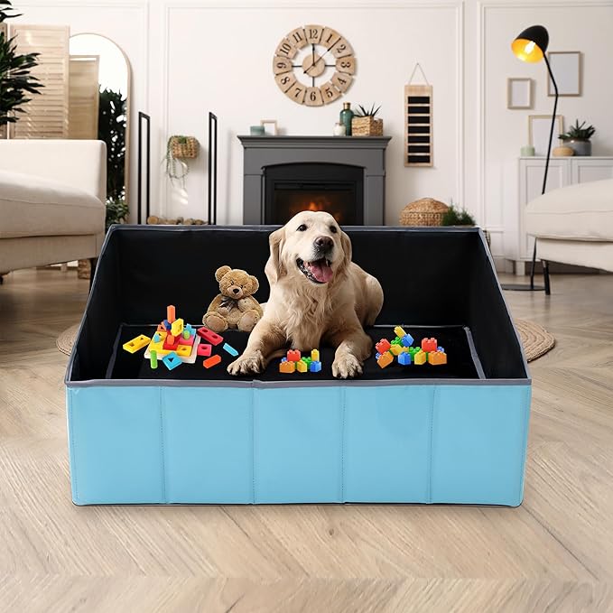 BALAPET Whelping Box for Dogs and Puppies,Foldable &Portable Whelping Pen, Puppy Playpen Dog Birthing Whelping Supplies