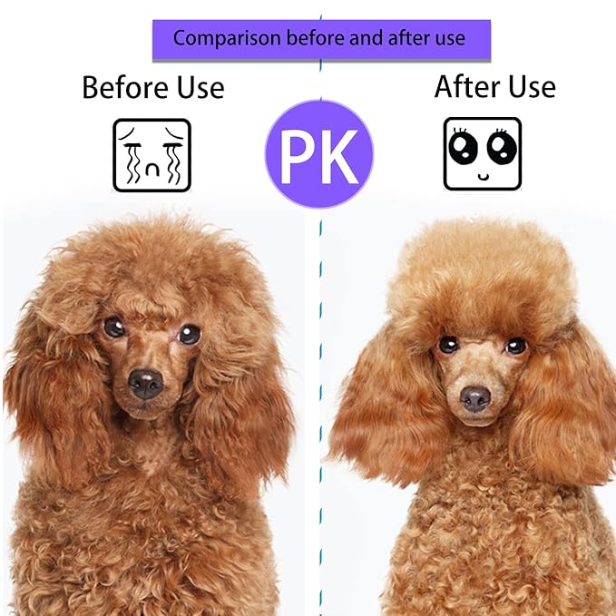 ACE2ACE Self-Cleaning Slicker Brush for Long and Short Pet Fur - Removes Hair With One Button