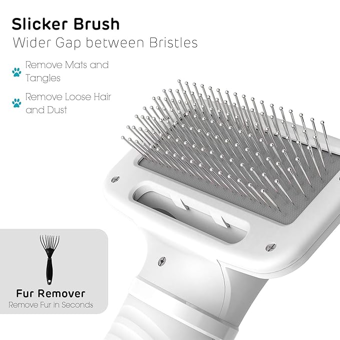 iPettie Pet Drying Hair Dryer, Compact, Lightweight, Portable, White