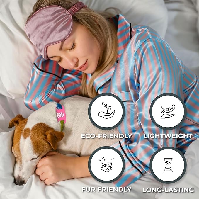 Pet Tracker for Dog, Dog Tracker Smart Pet Location Tracker with Holder, Personalized Smart Item Finder, MFi Certificated Dog Tracking Device, No Monthly Fee, Works with Find My(iOS Only) (Pink)