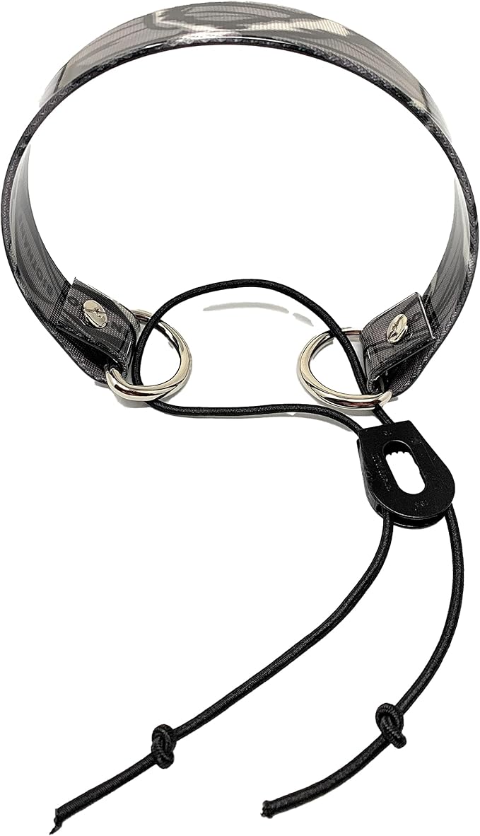 Sparky Pet Co - Surefit ECollar Replacement Strap - Bungee Dog Collar - Waterproof - Adjustable - Secure Nexus Wheel Lock - for Electronic Training & Invisible Fence Systems - 1" (Gray Camo)