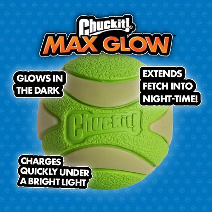 CHUCKIT Max Glow Balls, Small
