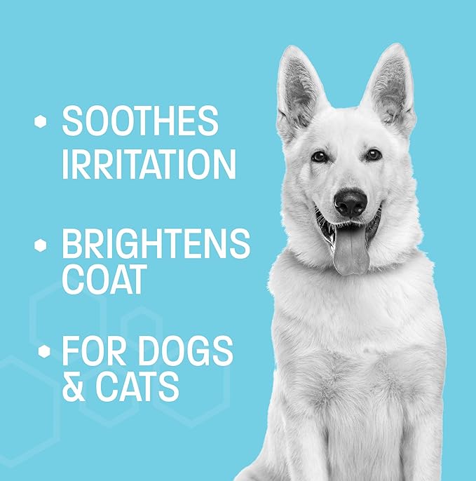 Dog Whitening Shampoo for Dogs - White Dog Shampoo Whitening for White Coats - Brightening Shampoo for White Dogs - Pina Colada Scented Dog Whitening Shampoo for Stains - 12 oz