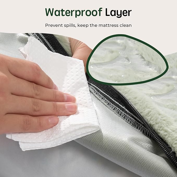 BALANCE Small Dog Bed, Orthopedic Dog Bed, Waterproof Pet Bed with Removable and Washable Cover, Pet Couch Dog Soft Sofa Bed with Nonskid Bottom