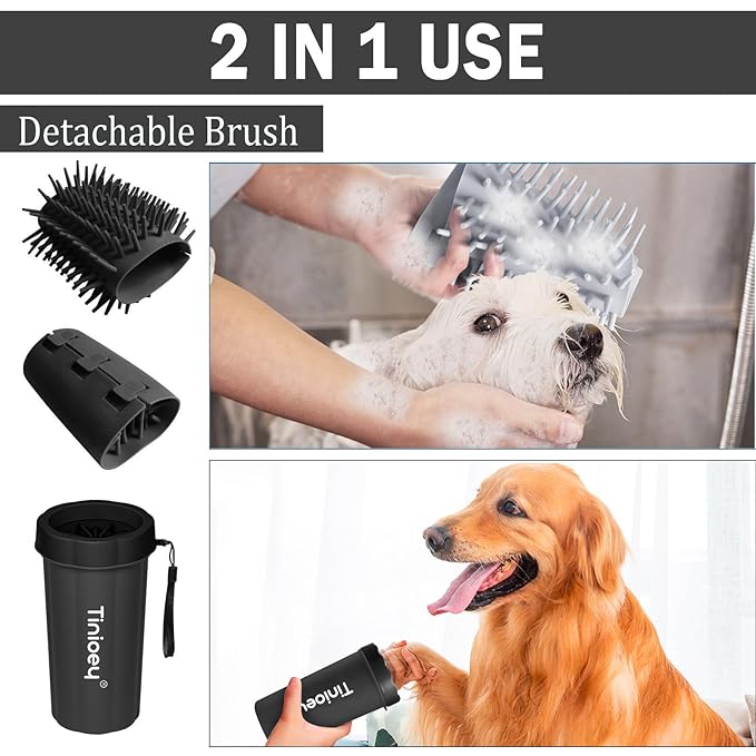 Dog Paw Cleaner for Large Dogs, Dog Paw Washer, Muddy Paw Cleaner, Pet Foot Cleaner, Dog Paw Protector Kit