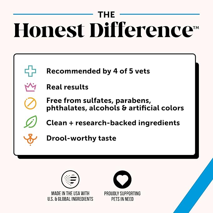 Pet Honesty Restore + Soothe Ear Cleaner for Dogs & Cats, Soothes Itching, Gentle on Sensive Ears, Irritation and Aches (Aloe Vera) - 4oz