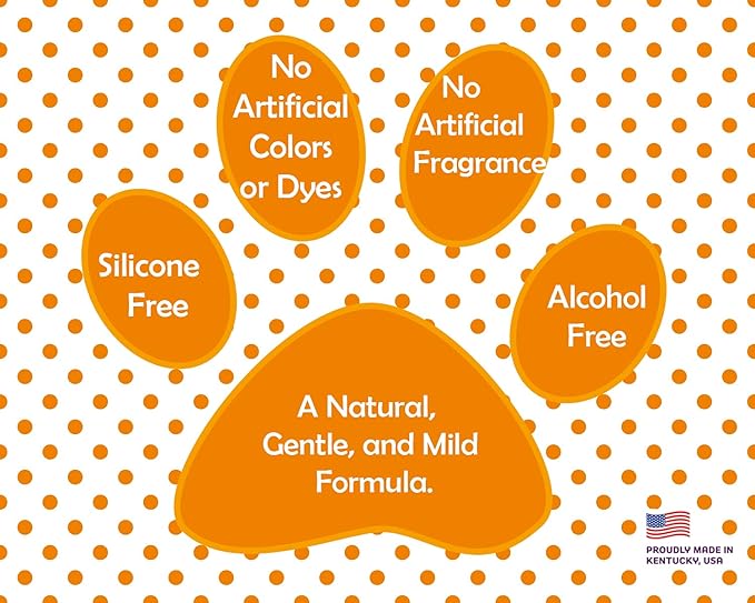 Natural Moisturizing Coconut Papaya Dog Shampoo with Pump, 17oz