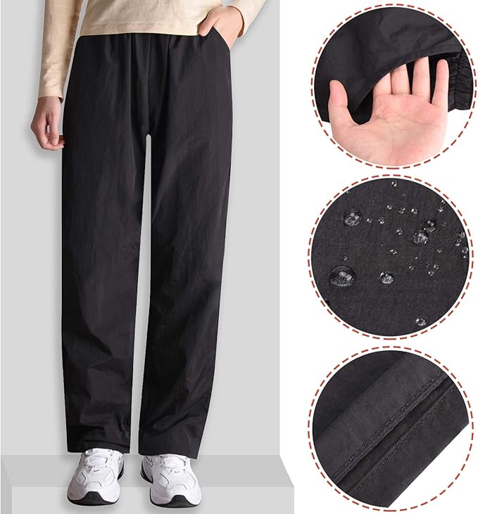 Noverlife Professional Pet Grooming Smock, Water Resistant Anti-Static Pet Beautician Workwear Pants Trousers for Pet Shop