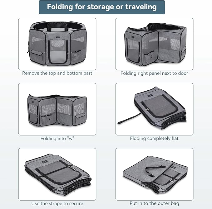 Dog Playpen 36" Portable Pet Play Pens