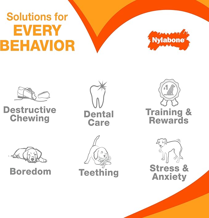 Nylabone Puppy Teething & Soothing Flexible Chew Toy Chicken Pink X-Small/Petite - Up to 15 lbs. (1 Count)