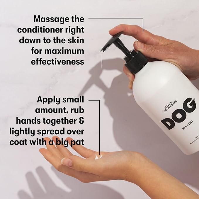 DOG by Dr. Lisa - Starter Set - Shampoo, Leave in Conditioner, & Wipes