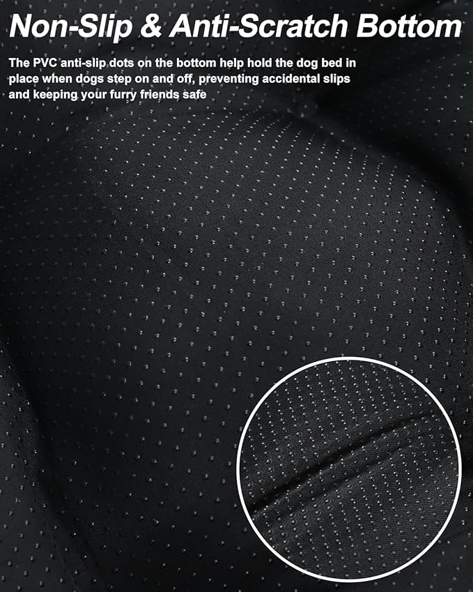 Dog Bed, Washable Cozy Plush Dog Crate Beds, Soft Comfy Kennel Pad Anti Slip Pet Sleeping Mat for Large, Jumbo, Medium, Small Dogs Breeds (23.0 L x 17.0 W x 1.5 Th Inches, Dark Grey)