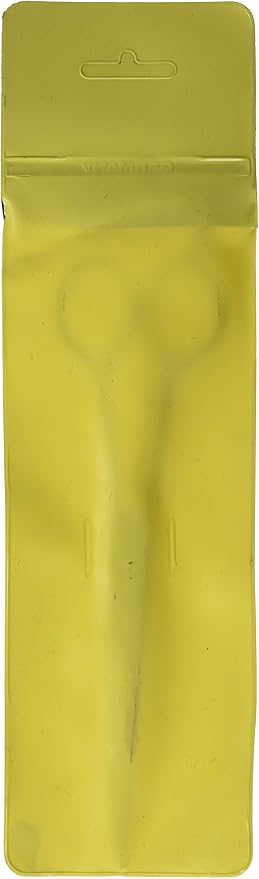 Mars Professional Stainless Steel Curved Scissors Shears, Nickel Finish, 7.5" Length