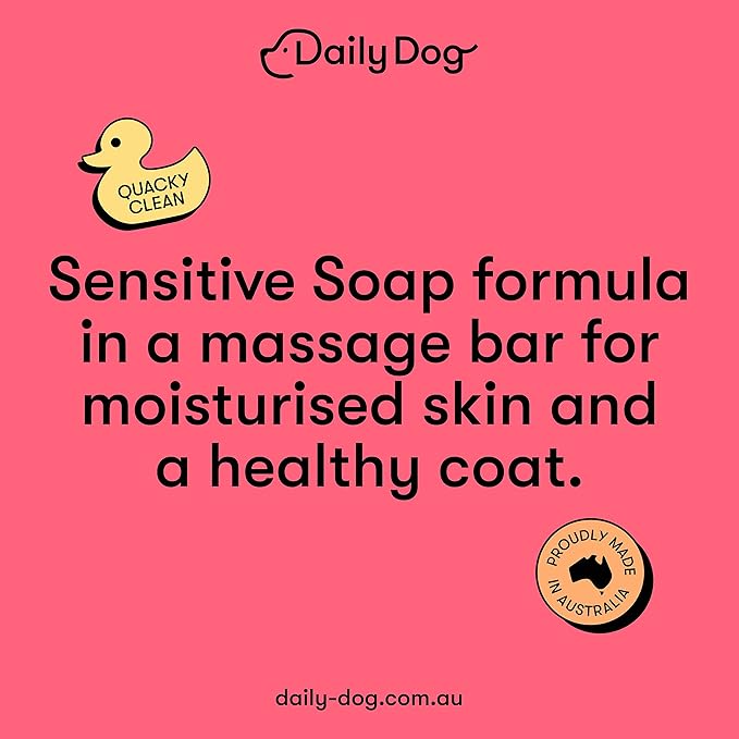 Soap Bar Sensitive 210g - Dog Shampoo Bar - Pet Shampoo with Manuka Honey & Shea Butter