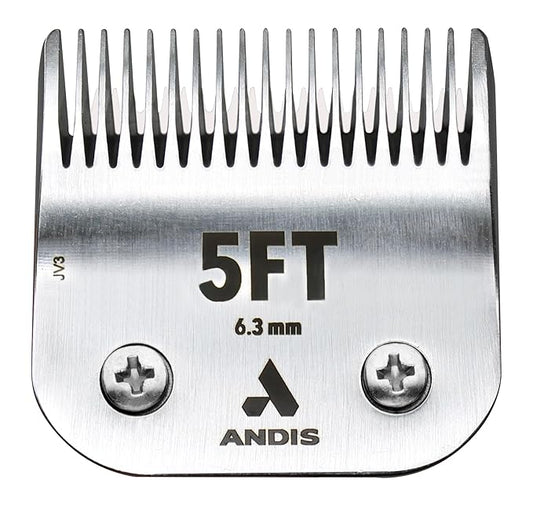 Andis 560205 CeramicEdge Clipper Blade #5FT 24T Upper / 17T Lower, Stainless Steel
