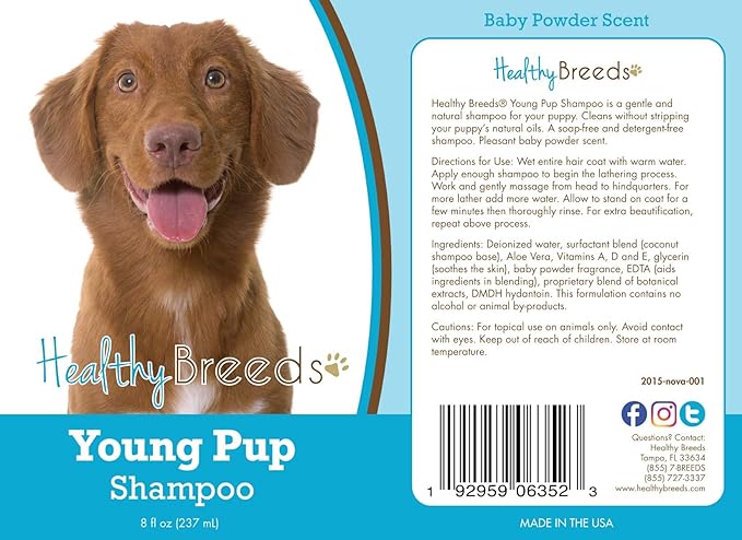 Healthy Breeds Nova Scotia Duck Tolling Retriever Young Pup Shampoo 8 oz