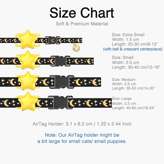 Airtag Dog Collar, Dog Collar for Large Dogs, Dog Collars for Medium Dogs, Dog Collars for Small Dogs with AirTag Holder Case, Dog GPS Tracker Collar (Green, Medium)