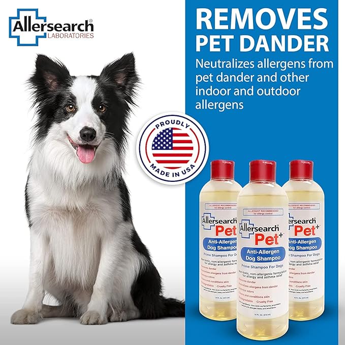 Allersearch Pet+ Anti-Allergen Shampoo, 128 oz