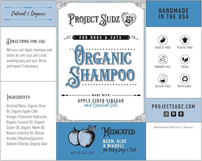 Medicated Dog Shampoo | Liquid Shampoo for Dogs | Neem& Niaouli