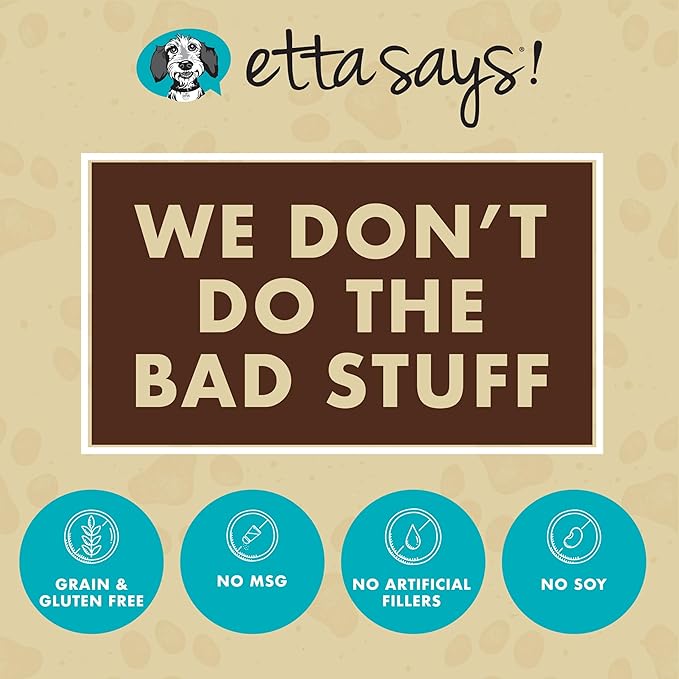 etta says! Meat Treats for Dogs – Turkey & Bacon – Made in The USA, Human Grade, No Added Hormones, No Nitrates or Nitrites (6 Count Pack of 1)