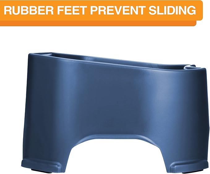 Neater Pet Brands Extra Large Water Bowl for Dogs, Outdoor Dog Water Bowl (2.25 Gallon Extra-Large Capacity), Big Trough Style Food Dish for Indoors or Outside, No Spill Large Dog Bowls, Dark Blue