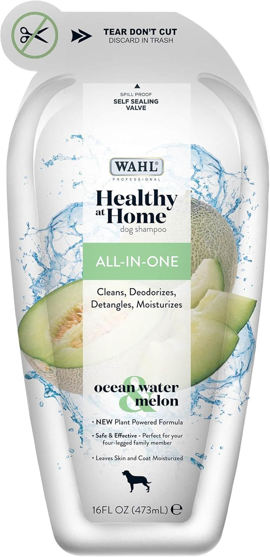 Wahl Professional Animal Healthy at Home Dog Shampoo - Plant Powered Grooming Shampoo - All-in-One