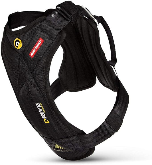 EzyDog Drive Safety Travel Dog Car Harness - Crash Tested US (FMVSS 213) - Premium Vehicle Restraint Vest for Protection and Comfort - Easy One Time Fit and Use with Car Seat Belt (Large)