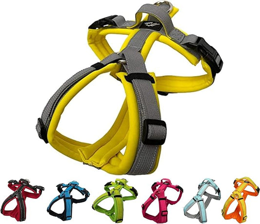 Hakusan Zero Harness (L, Yellow x Grey)