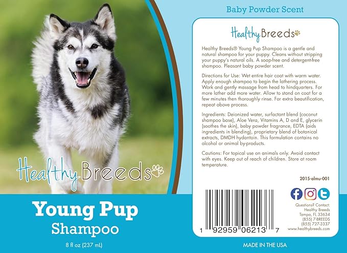 Healthy Breeds Alaskan Malamute Young Pup Shampoo 8 oz