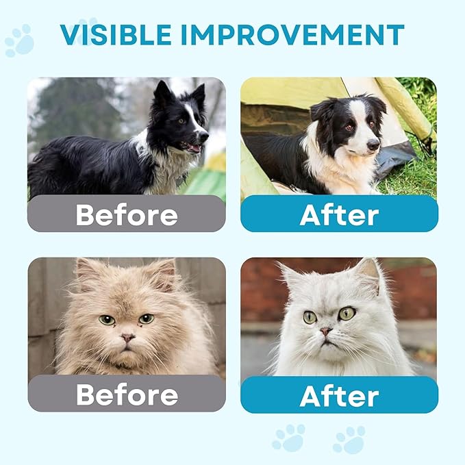 CINOKAI-Pet Cleaning Wipes - Cat Cleaning Wipes & Dog Grooming Gloves -Pet Glove Wipes for Dogs and Cats - Deodorizing Grooming Gloves (1Pack 6 PCS)