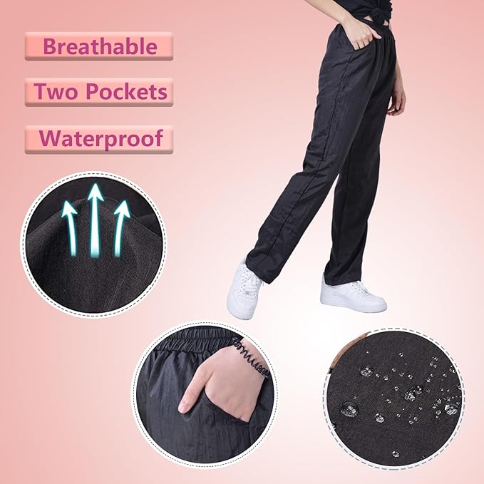 Gliitatu Pet Grooming Pants Lightweight Groomer Trousers for Groomers Waterproof Cosmetologist Uniforms for Pet Hospital 3XL