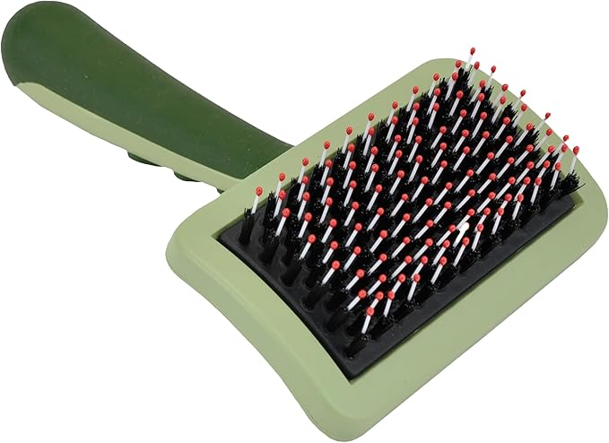 Coastal Pet Safari Comfort Grip Curry Brush for Dogs - Dog Bath and Shampoo Brush and Massager for Indoor & Outdoor Dogs with Short Hair - One Size