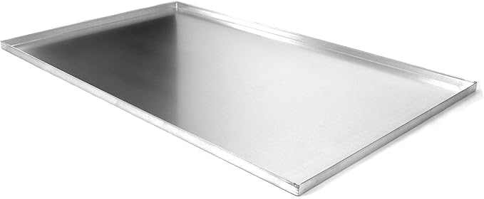 Red Hound Auto Metal Replacement Tray for Dog Crate 47 x 29.125 Inches Flat-A-Way Heavy Duty Galvanized Steel Chew Proof Kennel Cage Pan Leakproof Liner Compatible with Midwest iCrate, New World More