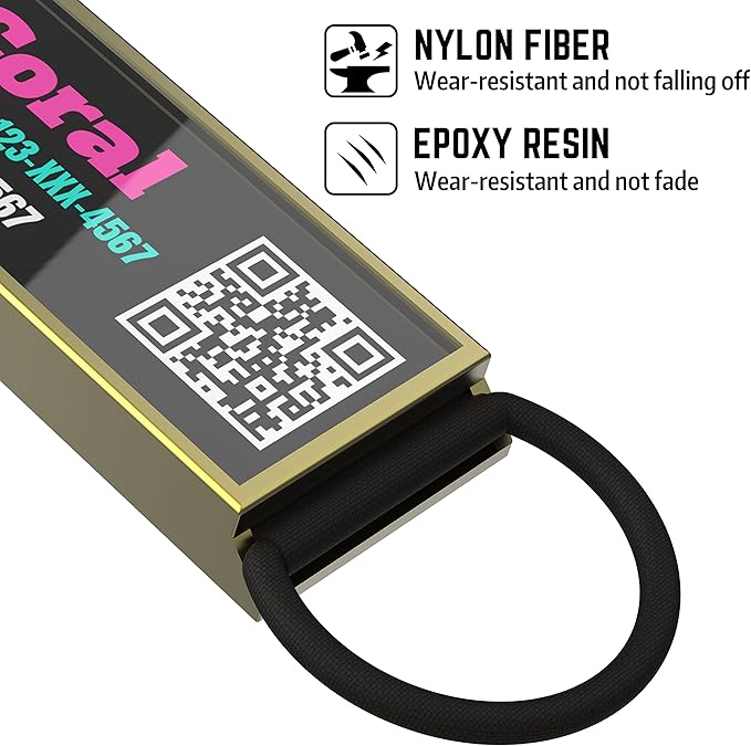 QR Code Dog Tag,Dog Tags Personalized for Pets, Custom Dog Name ID Tags Personalized Dog and Cat Tags -Free Online&Scan QR Receive Instant Location Alert Email