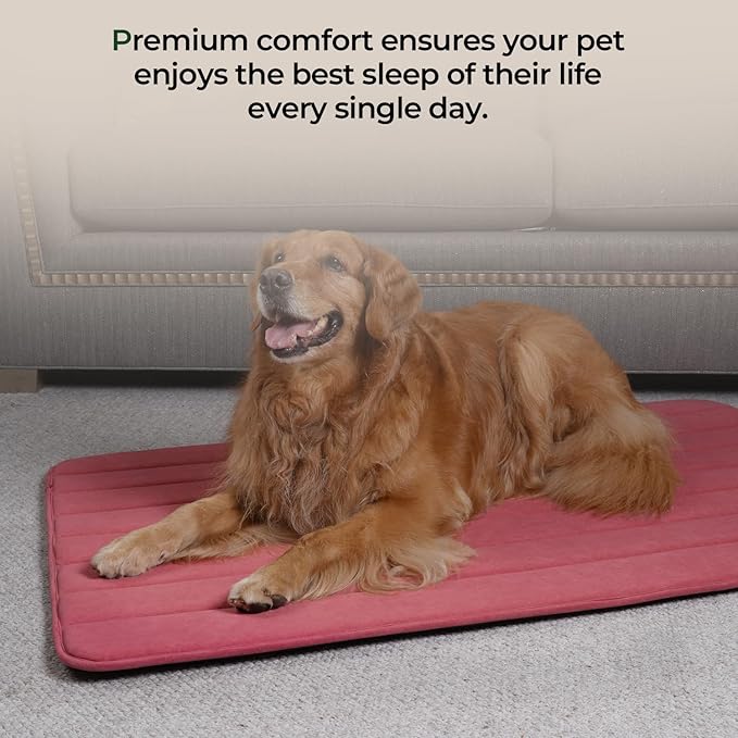 BALANCE Dog Crate Pad, Dog Foam Crate Mat Kennel Pad, Washable Pet Bed Flat Dog Cage Mat for XX-Large Dogs