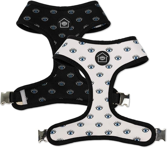 Now House for Pets by Jonathan Adler Pets Reversible Harness - Stylish, Fashionable, and Functional - Cute Dog Accessories for Pets, Cute Dog Harness, Dog Walking Harness, Pet Harness for Dogs