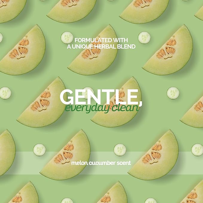 Bark2Basics Melon Cucumber Dog Shampoo, 1 Gallon - Unique Herbal Blend, Professional Grade, Delivers Nutrients to Skin and Coat, Eliminates Smelly Pet Odors