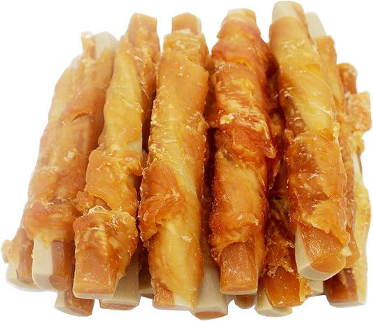 Dog Treats Biscuits Chicken and Teeth Cleaning Sticks Puppy Training Treats 0.5lb/227g