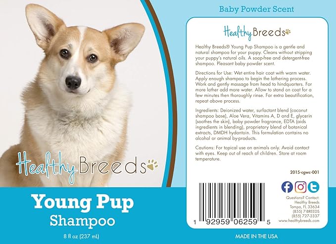 Healthy Breeds Cardigan Welsh Corgi Young Pup Shampoo 8 oz