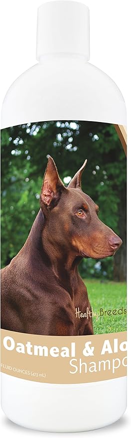 Healthy Breeds Doberman Pinscher Oatmeal Shampoo with Aloe 16 oz