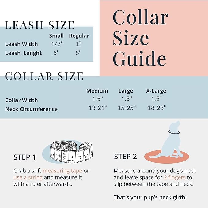 Lucky Love Dog Wide Dog Collar - Adjustable, Durable, Soft Webbing, & Comfortable 1.5 inch Wide Collar for Dogs Male and Female - in Hippie Pattern with Strong Buckle, Medium Size