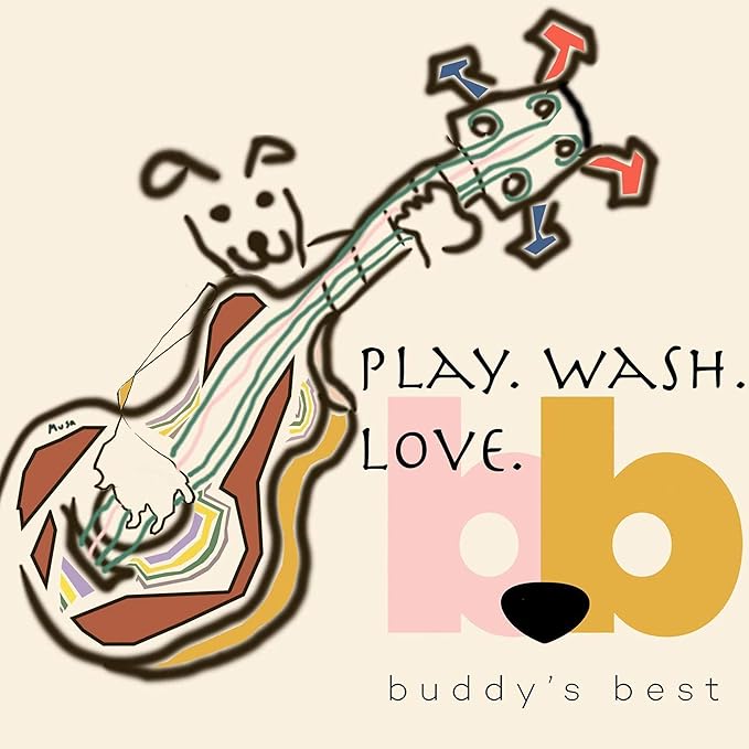 Buddy's Best Dog Shampoo for Smelly Dogs - Dog Shampoo and Conditioner for Dry and Sensitive Skin - Moisturizing Puppy Wash Shampoo, Coconut Vanilla Bean Scent, 16oz