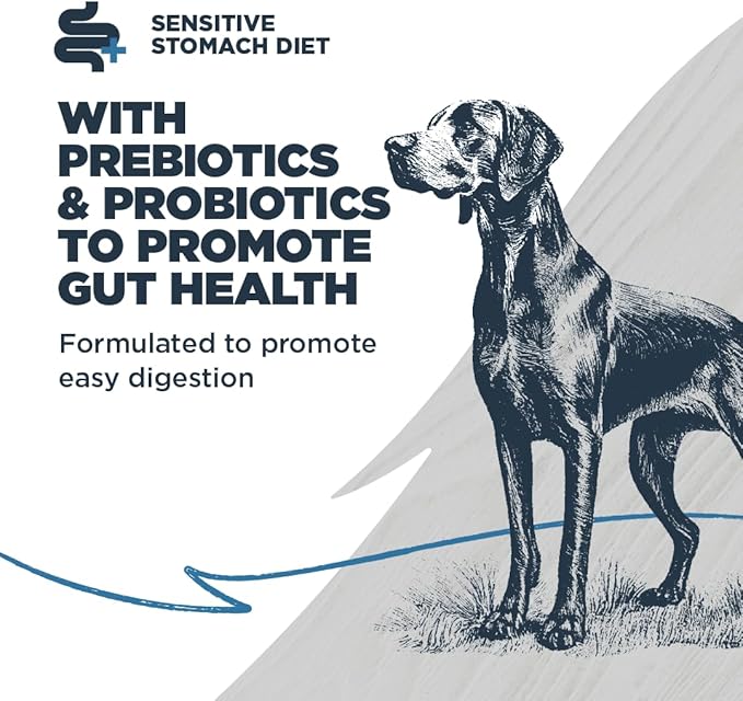 Blackwood Sensitive Skin & Stomach Dry Dog Food, Catfish Meal & Brown Rice with Ancient Grains, 4.5 Pound Bag with Prebiotics & Probiotics to Promote Gut Health