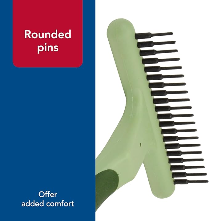 Coastal Pet Safari Single Row Undercoat Rake - Gentle Dematting and Deshedding Tool for Dogs, Pet Grooming Comb