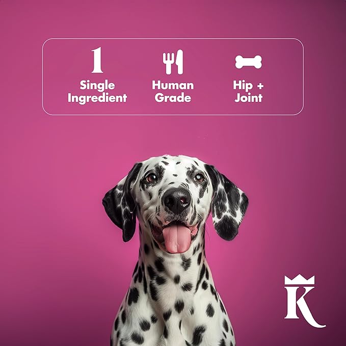 King Lou Pets - Whole Chicken Wing Tips - Dehydrated Raw Chicken Dog Treats and Cat Treats - USA-Made Pet Treats - Rich in Collagen, Glucosamine, Chondroitin for Hip and Joint Health - 30 Count