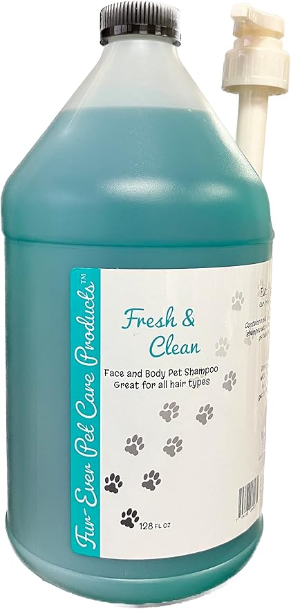Fresh & Clean Face and Body Pet Shampoo (128oz)